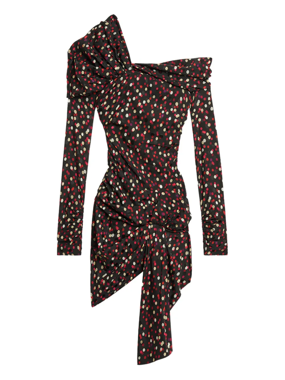 

Платье мини Elara в горох ISABEL MARANT, черный