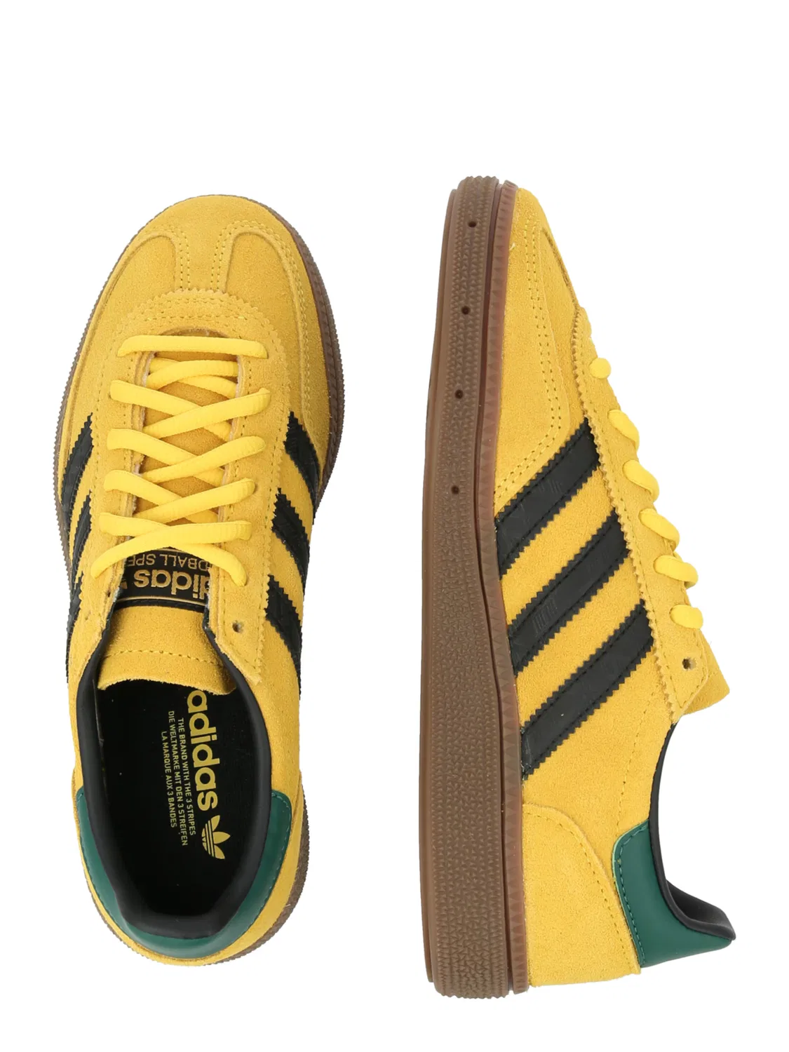 Adidas Originals Кроссовки HANDBALL SPEZIAL темно-желтого цвета — фото 2