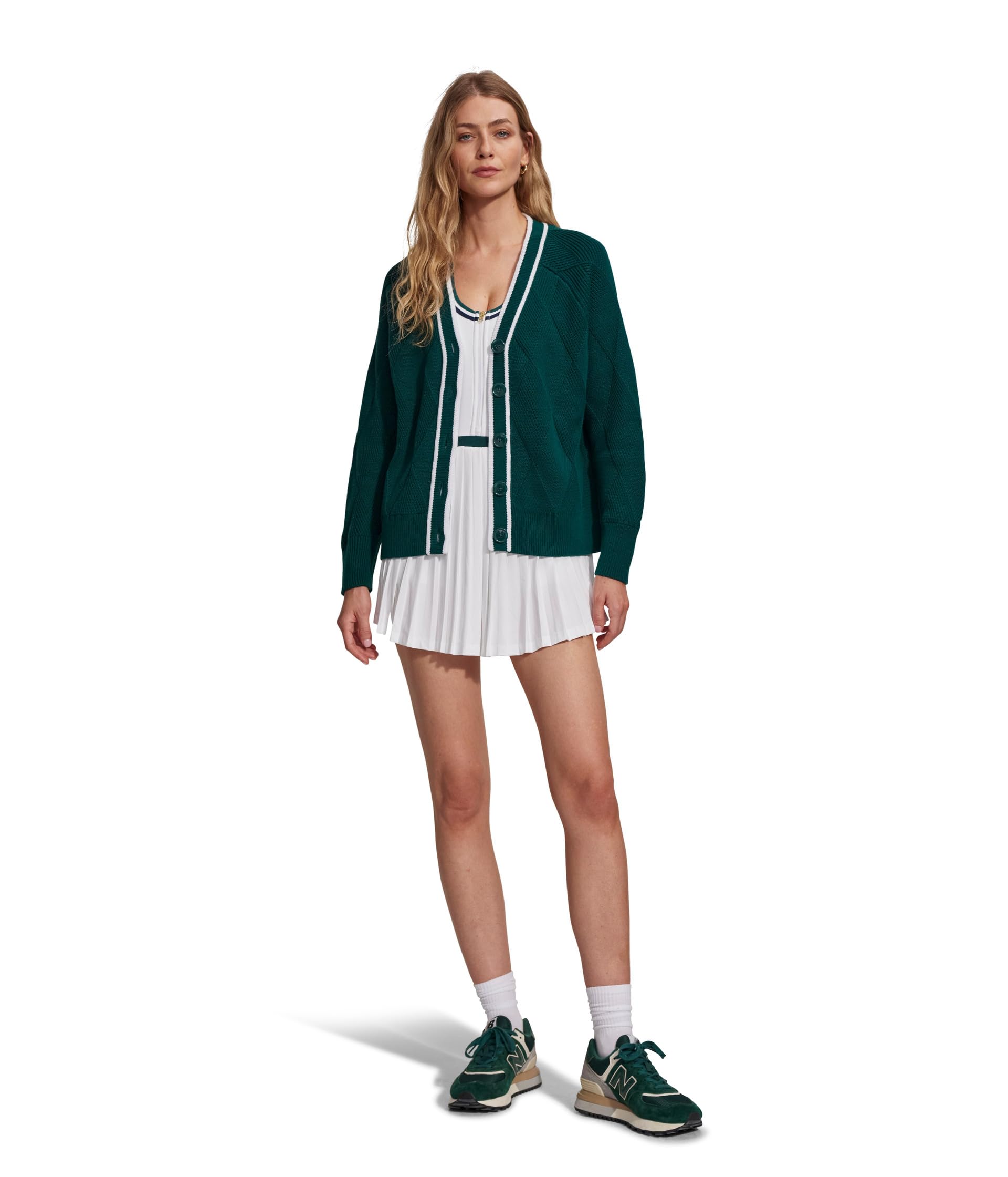 

Свитер Varley Dorset Relaxed Knit Cardigan, Forest