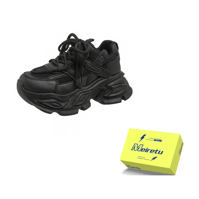 

Meiretu Лоу-топ скейтборд кроссовки черные, цвет Black