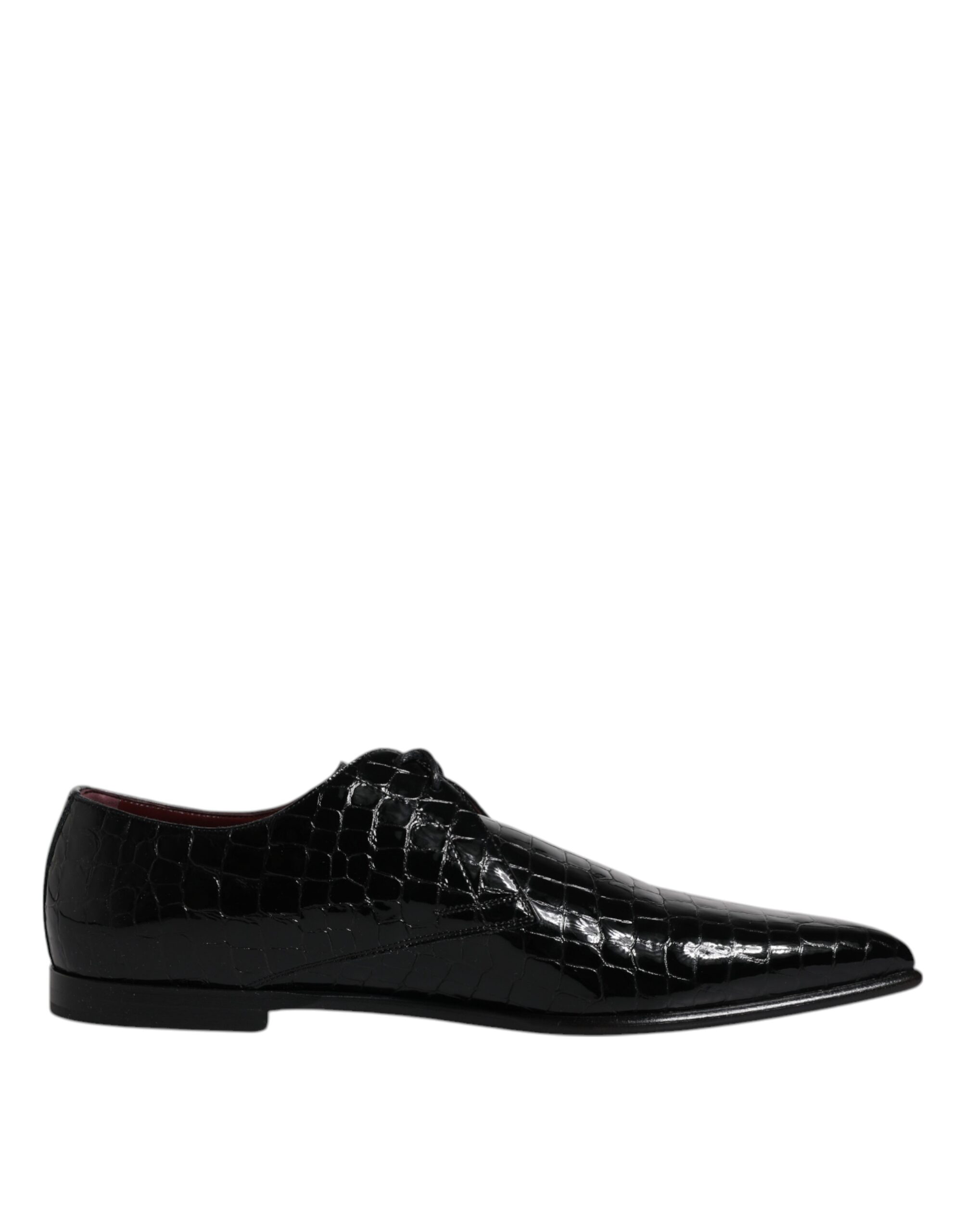 

Черные экзотические кожаные мужские туфли дерби Dolce & Gabbana