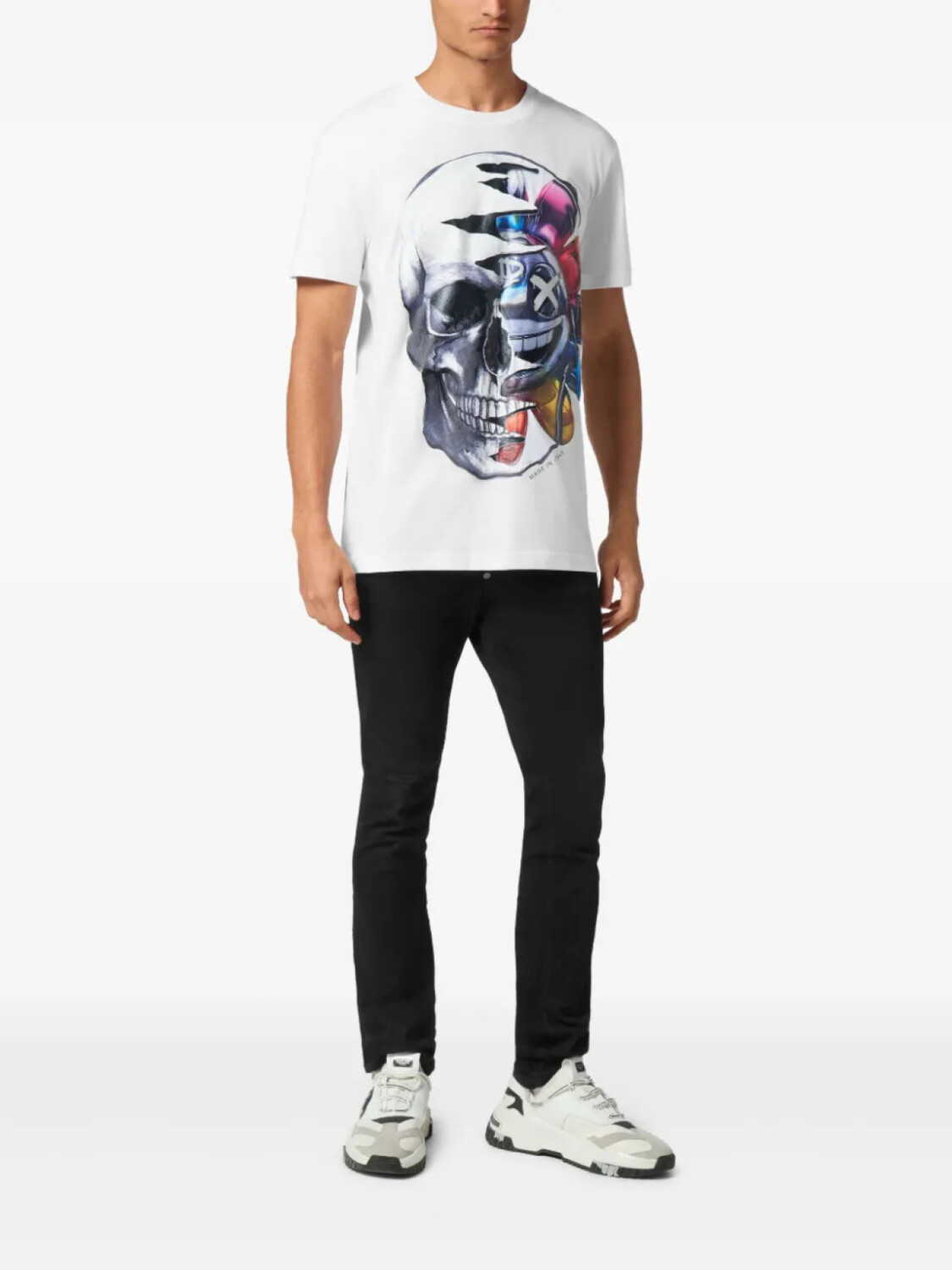 

Футболка Philipp Plein SS Graffiti, белый