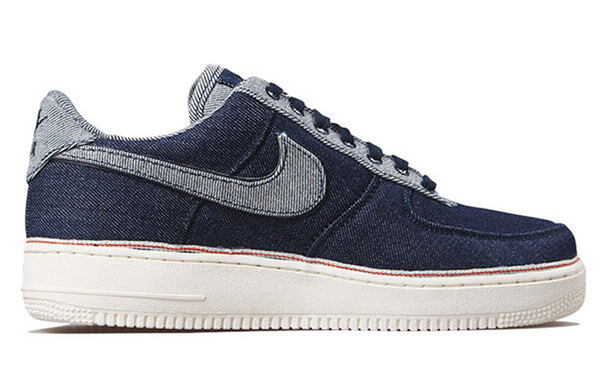Кроссовки x 3x1 air force 1 low premium Nike, индиго — фото 2