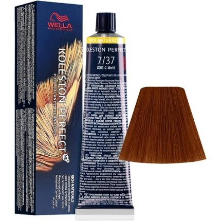 

Koleston Perfect Me+ 7/37 Средний блондин золотисто-коричневый 60 мл, Wella