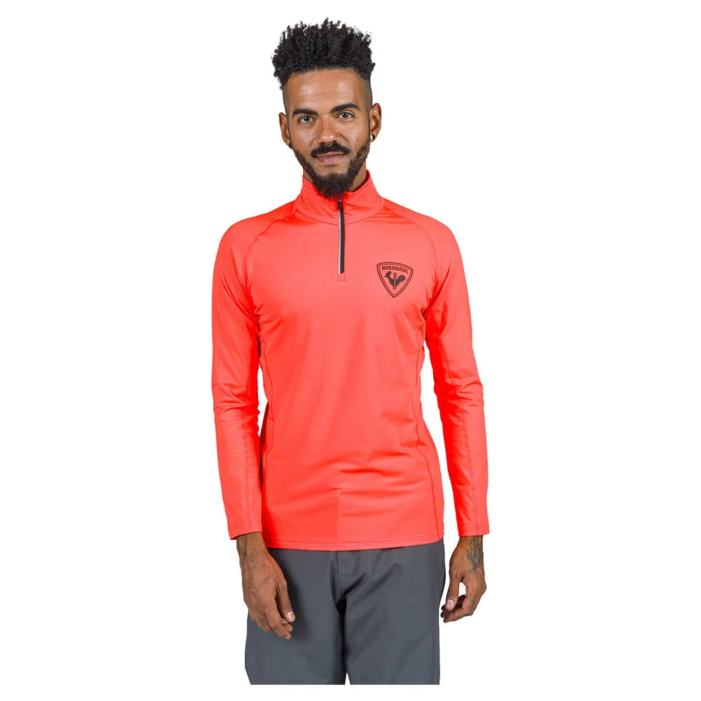 

Флис Rossignol New Hero Classique half zip, красный