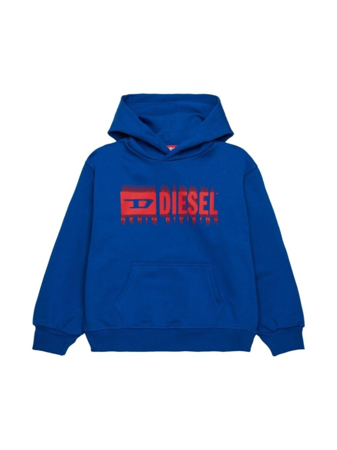 

Diesel Kids худи с логотипом, синий
