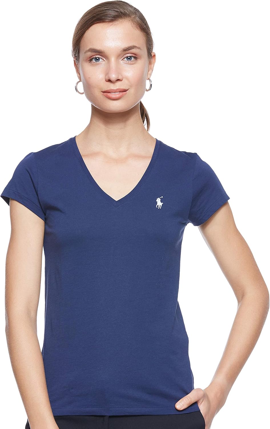 

Polo RL женская футболка с V-образным вырезом и пони POLO RALPH LAUREN, Navy, Синий, Polo RL женская футболка с V-образным вырезом и пони POLO RALPH LAUREN, Navy