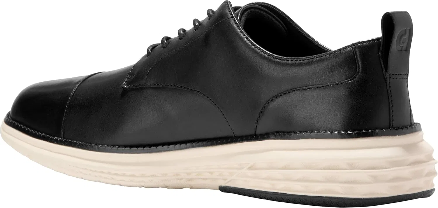 Мужские оксфорды Cole Haan Grand Hurrion, черный/слоновая кость — фото 3