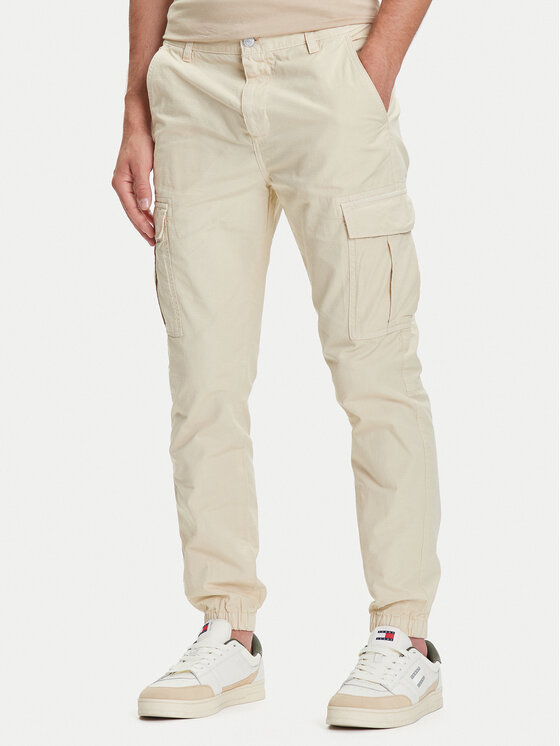 

Джоггеры slim fit Austin DM0DM21791 Tommy Jeans, бежевый