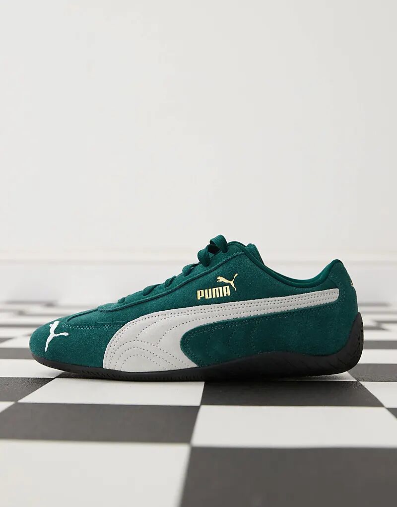 Кроссовки Speedcat OG темно-зеленого цвета Puma — фото 2