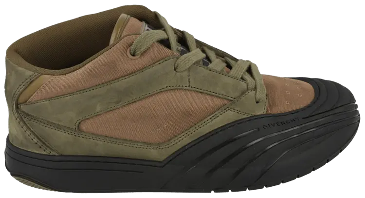 

Кроссовки Givenchy Suede Trimmed Mid Sneaker, зеленый