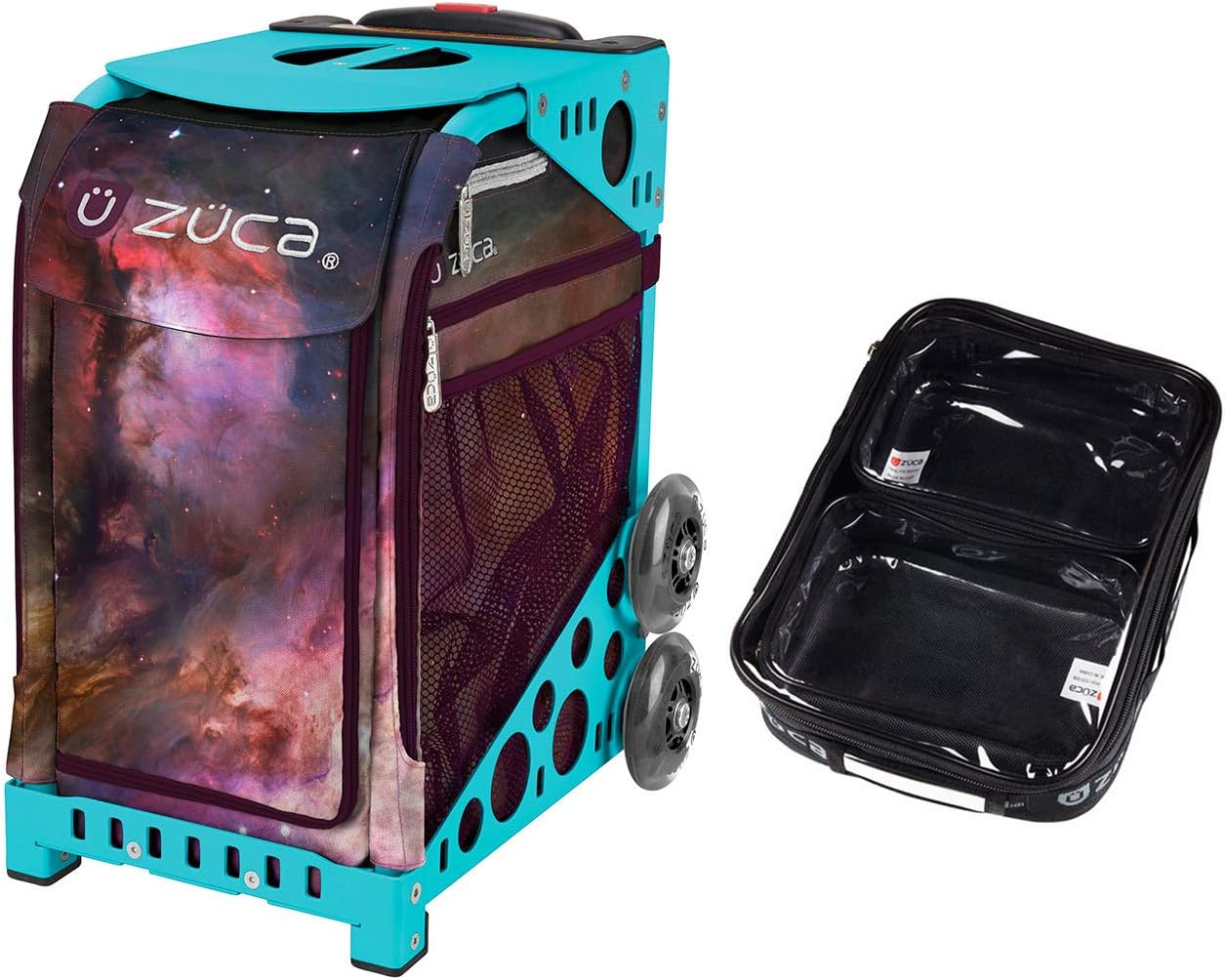 

Спортивная сумка Zuca Galaxy с подарочными пакетами: один большой и два маленьких (бирюзовая оправа), Зеленый, Спортивная сумка Zuca Galaxy с подарочными пакетами: один большой и два маленьких (бирюзовая оправа)