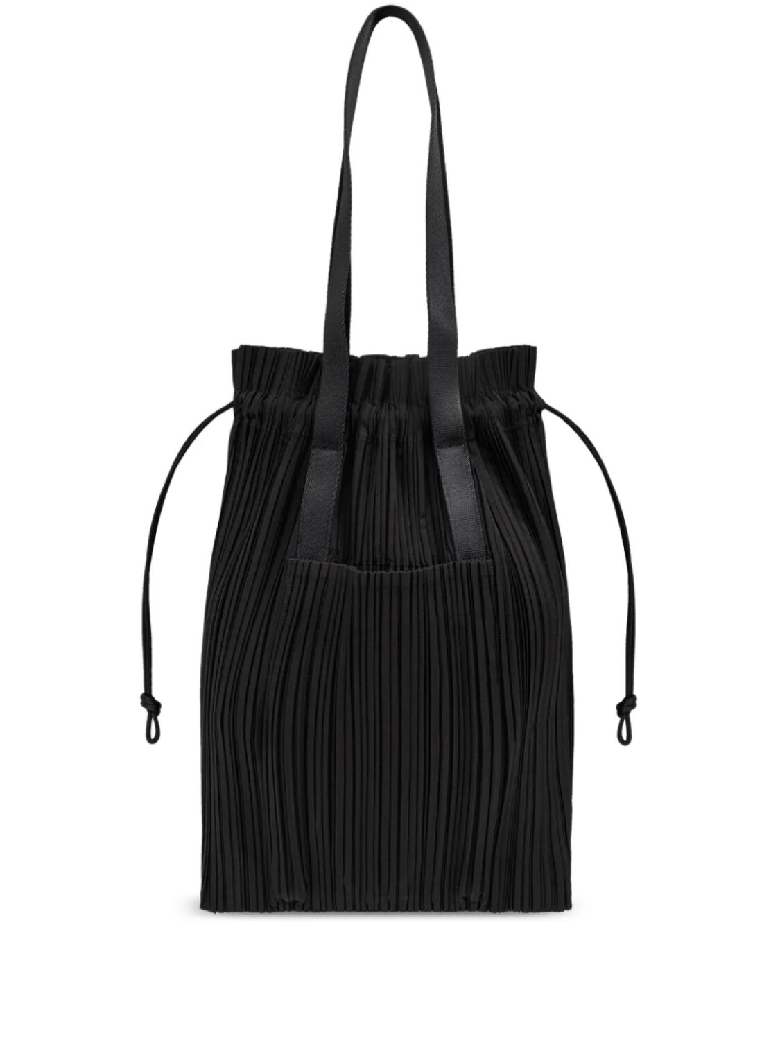 

Pleats Please Issey Miyake сумка-тоут с кулиской, черный