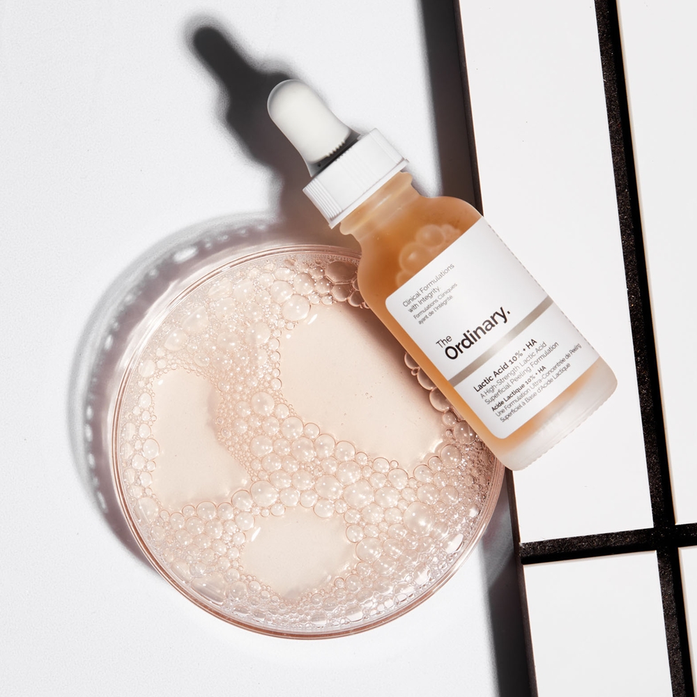 Сыворотка The Ordinary — Молочная кислота % + гиалуроновая кислота разглаживающая отшелушивающая, 30 мл — фото 3