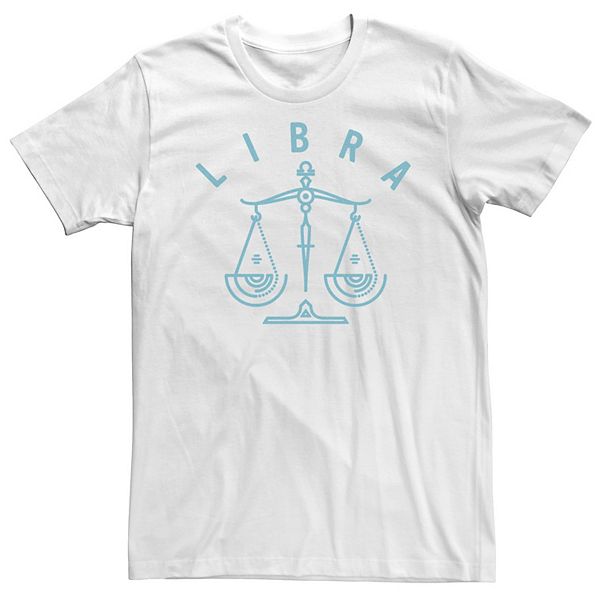 

Футболка Big & tall libra scale white ink sketch Licensed Character