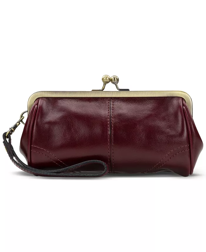 

Сумка Renna Small Leather Wristlet Patricia Nash, красный