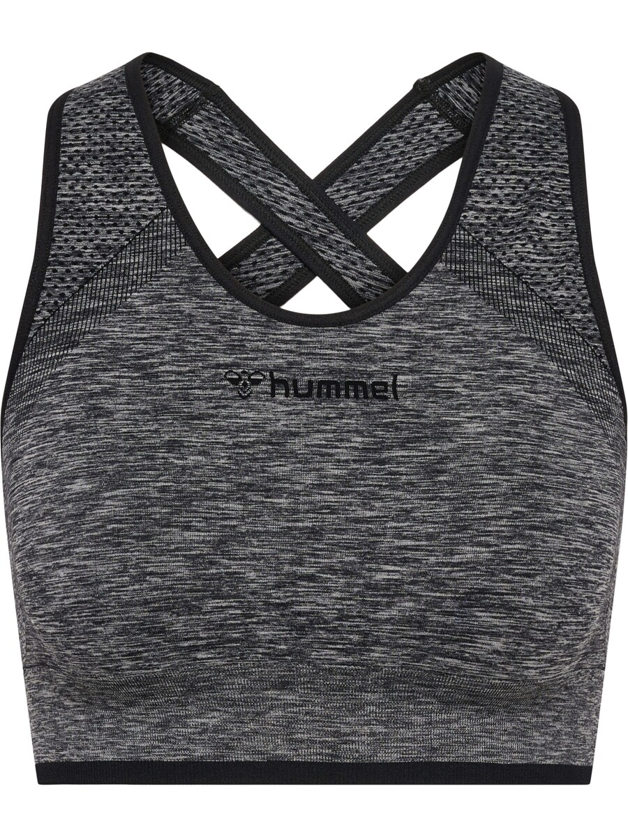 

Спортивный бюстгальтер-бралетт Hummel, пятнистый серый