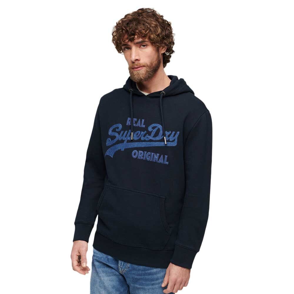 

Худи Superdry Embroidered Vl, синий