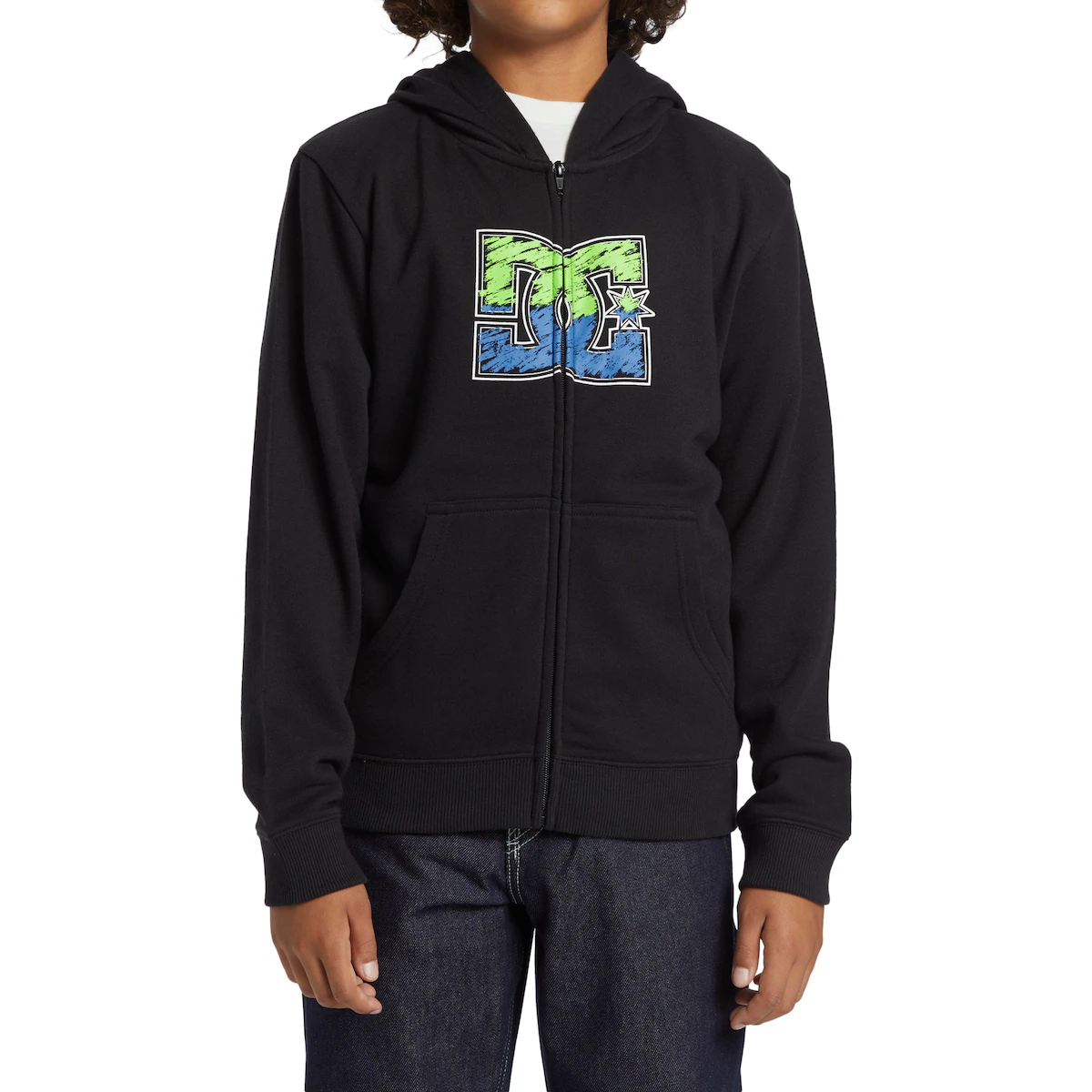 

Детская толстовка DC Star Inline Обувь DC DC Shoes, черный