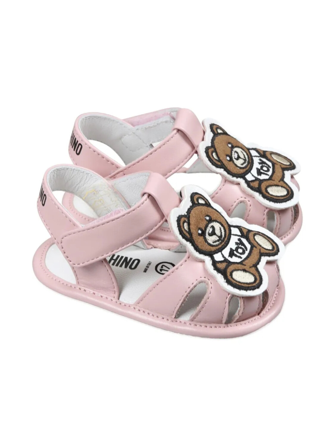

Сандалии Moschino Kids с аппликацией Teddy Bear, розовый