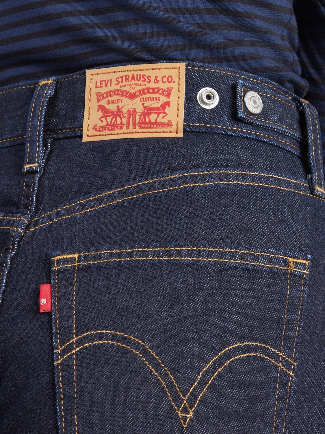 LEVI'S  Свободные джинсы 'Cinch Barrel Jeans' в синем цвете — фото 2