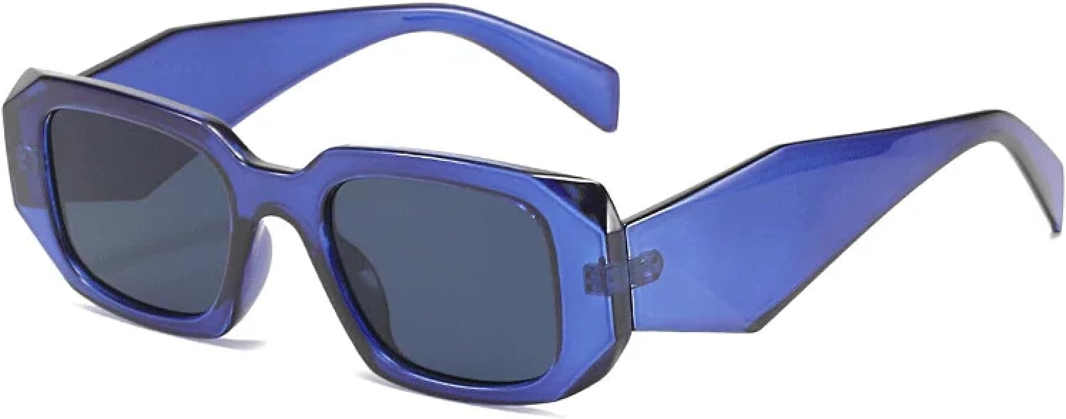 

Солнцезащитные очки с защитой UV400 | Маленькая оправа, линзы конфетного цвета | Для женщин и мужчин, для занятий спортом на открытом воздухе и вождения DSVIGF, Blue Grey