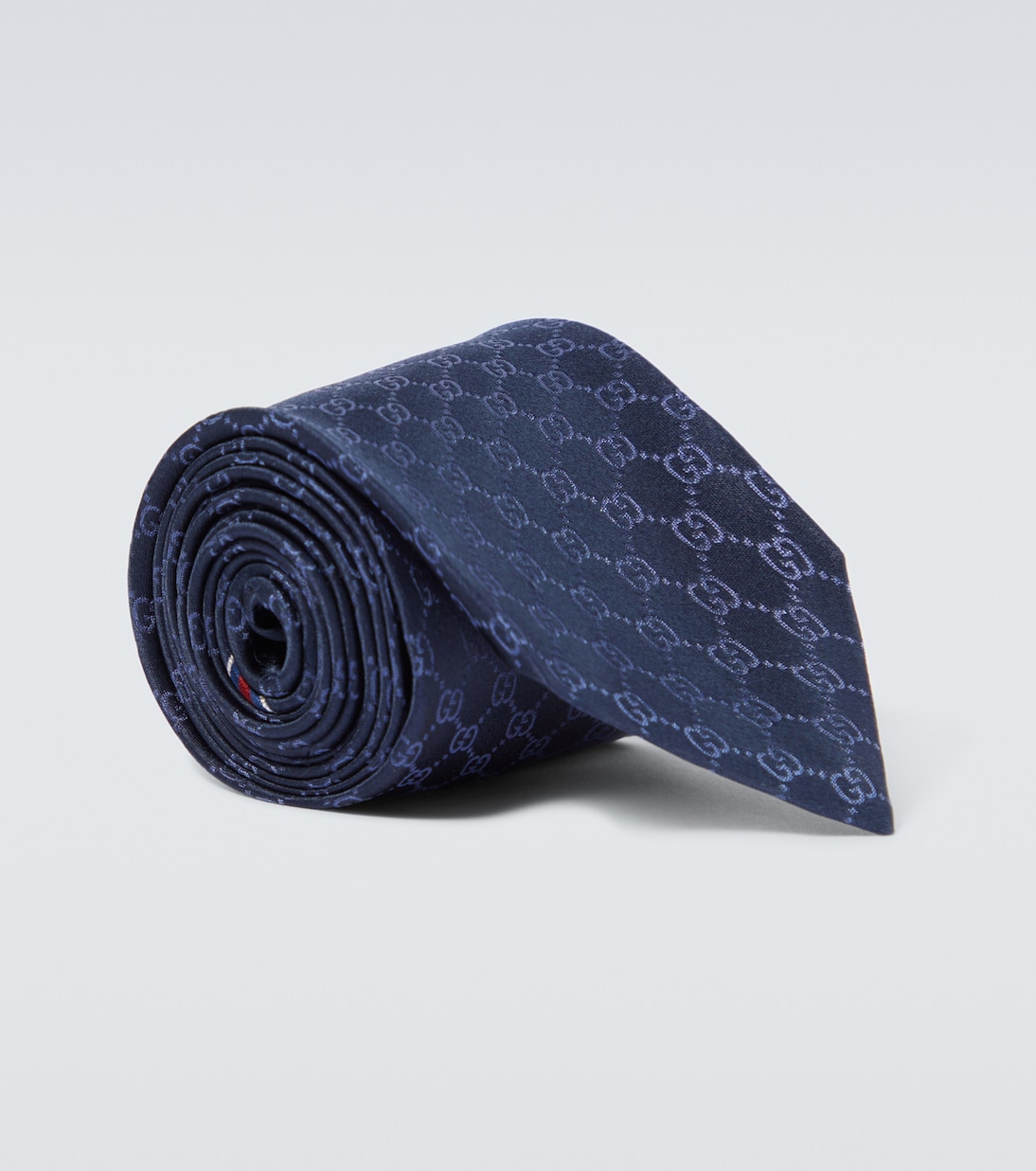 

Галстук GG из шелкового твила Gucci, Navy/Blue