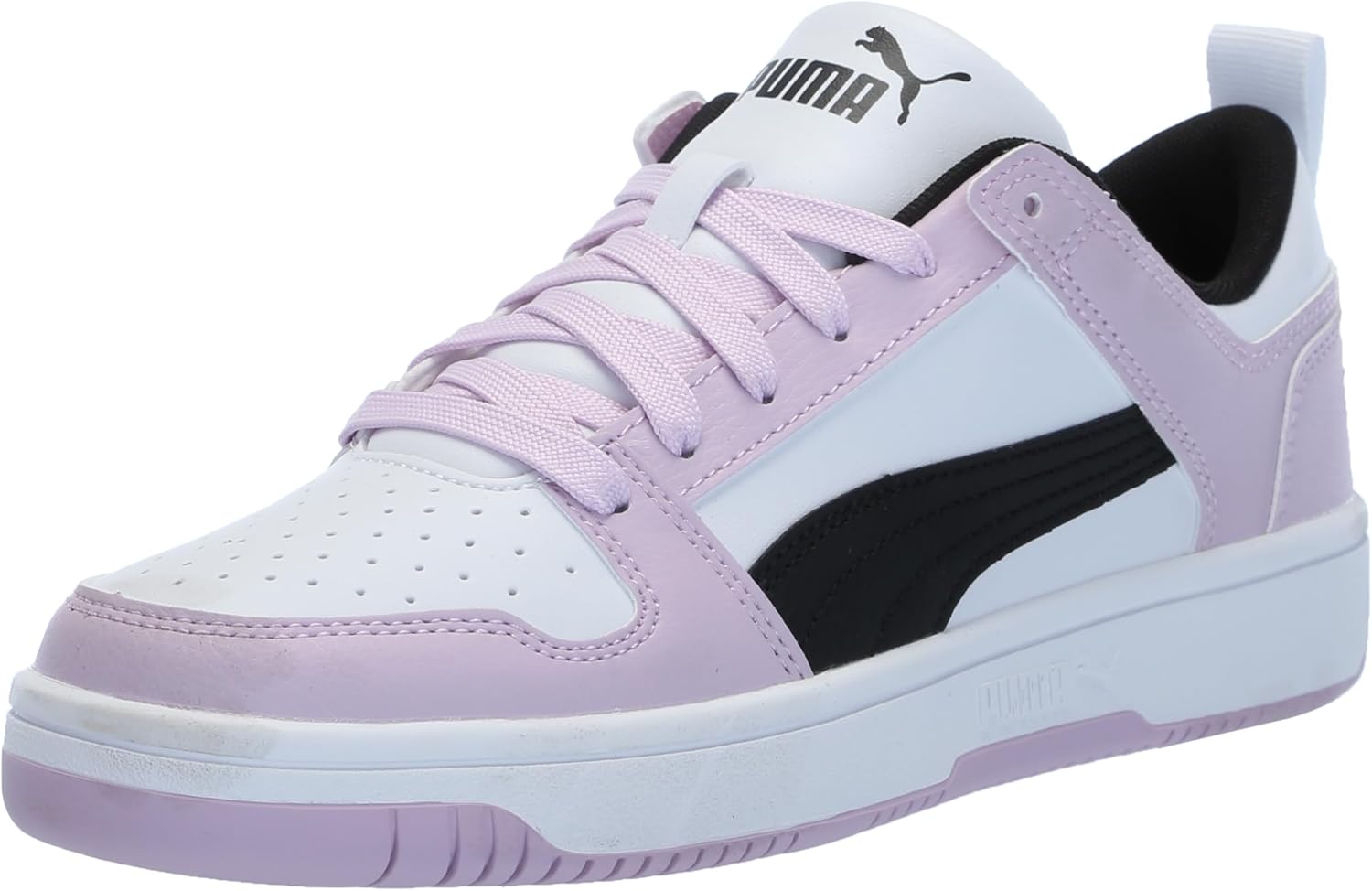 

Кроссовки Puma Unisex-Child Rebound Layup, белый/черный