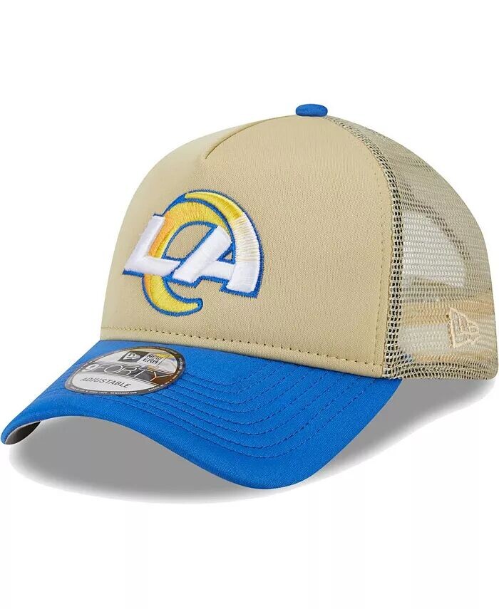 

Мужская коричневая регулируемая кепка Royal Los Angeles Rams All Day A-Frame Trucker 9FORTY New Era