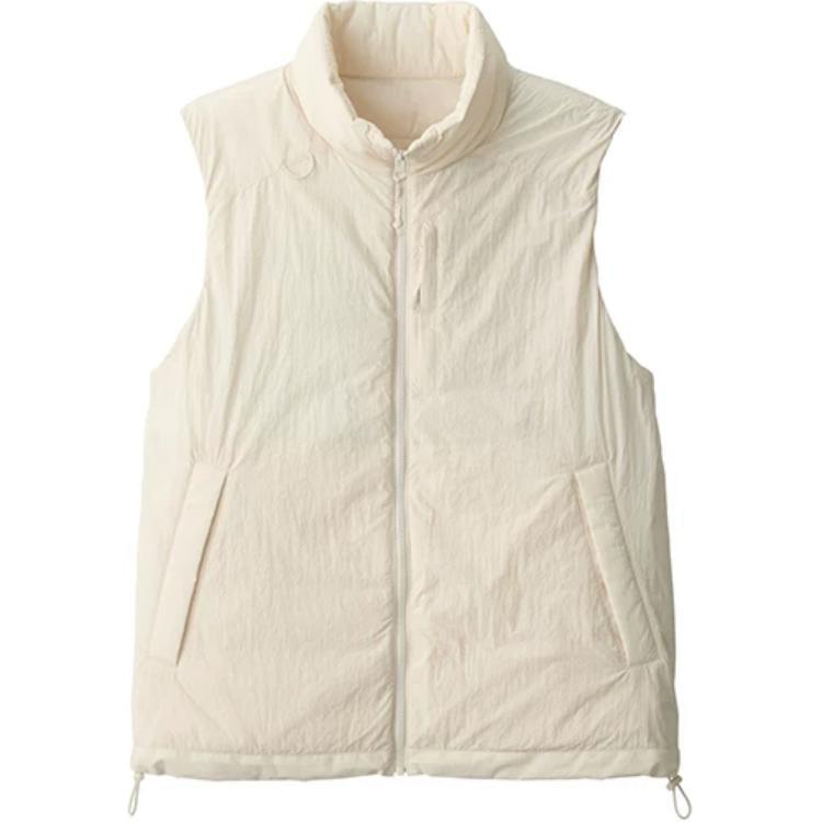 

Жилет Unisex Stand Collar Moderate Others MUJI, айвори