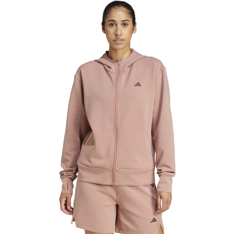 Толстовка с капюшоном, разработанная для тренировок Adidas, цвет warcla — фото 2
