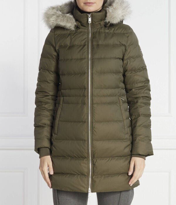 

Пуховик Tommy Hilfiger Tyra Regular Fit, зеленый