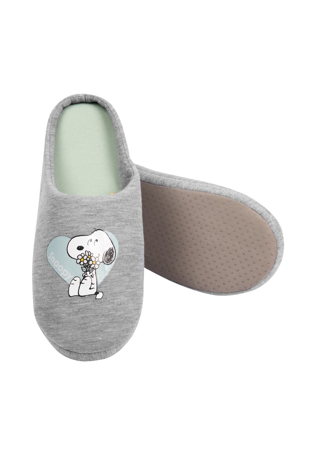 

Тапочки THE PEANUTS UND SNOOPY -HERZ Snoopy, серый