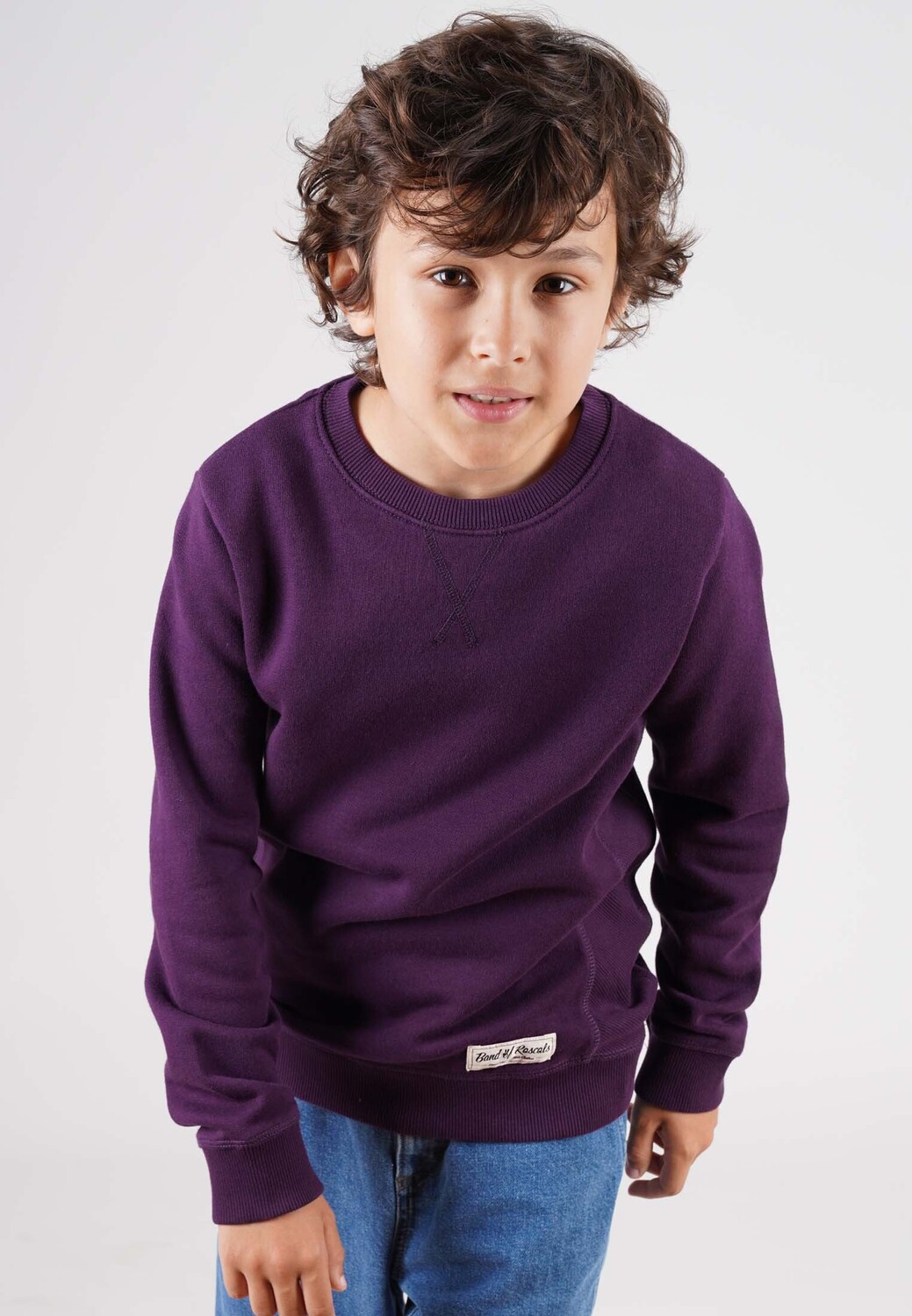 

Пуловер Band of Rascals Sweat Basic, цвет dark purple