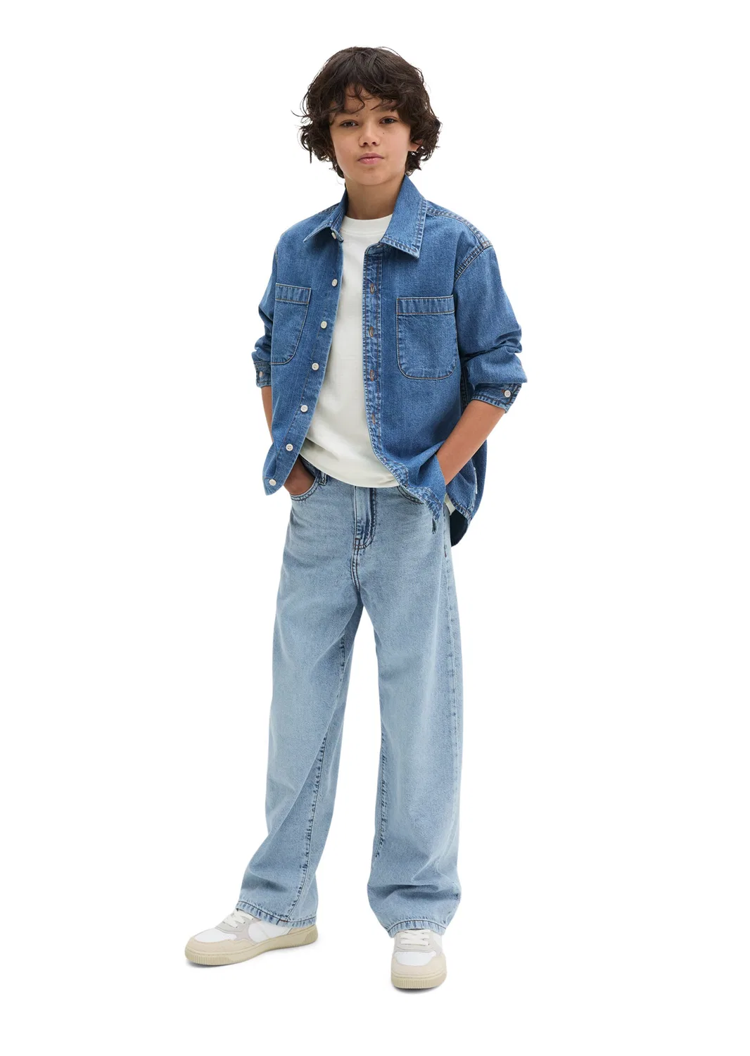 Рубашка на пуговицах стандартного кроя Marc O'Polo, Blue Denim — фото 4