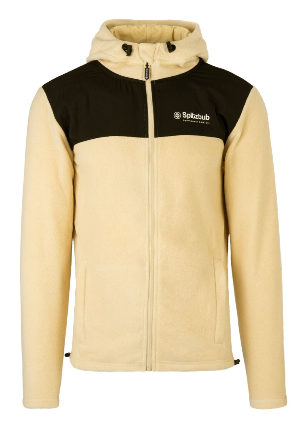 

Флисовая куртка MIT KAPUZE UND LOGOPRINT Spitzbub, цвет beige