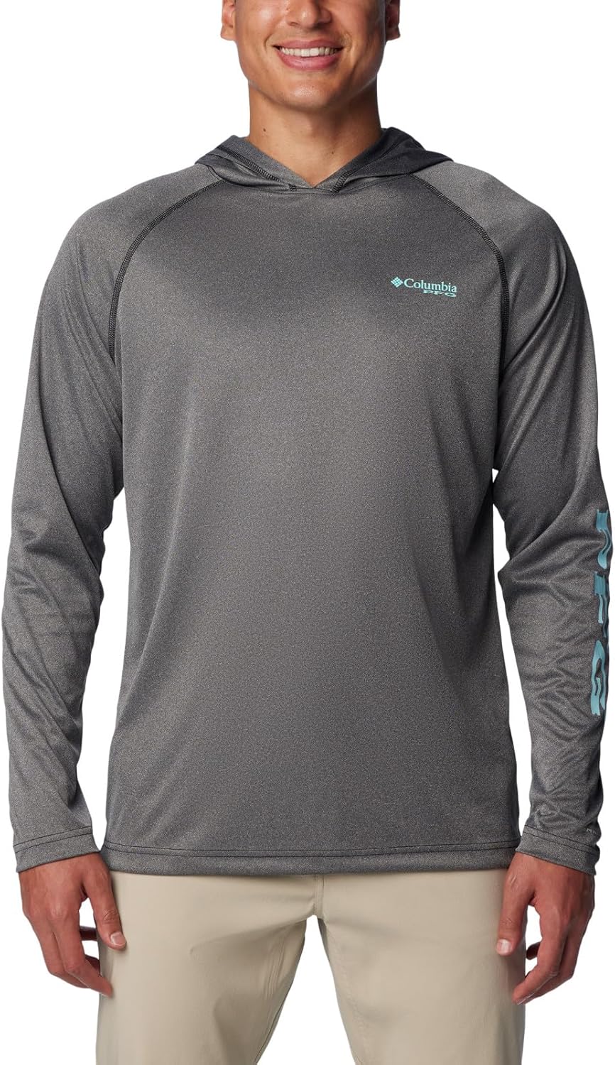 

Толстовка с капюшоном Columbia Mens Terminal Tackle, Black Heather/Gulf Stream Logo, Черный, Толстовка с капюшоном Columbia Mens Terminal Tackle, Black Heather/Gulf Stream Logo