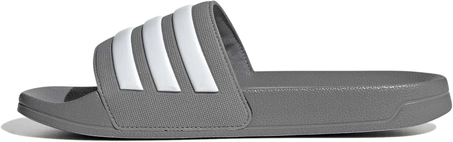 Сандалии для душа Adidas Adilette, белый/серый