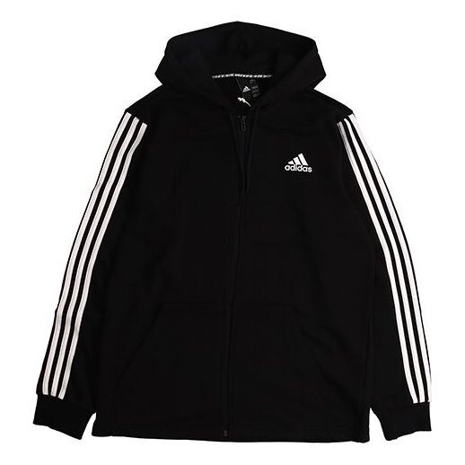 

Куртка adidas Must Have 3-Stripes French Terry Hoodie, черный