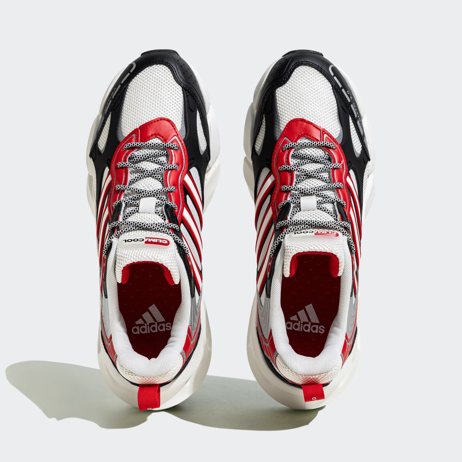 Кроссовки мужские низкие Ярко-белый/светло-коралловый/№ 1 черный Adidas — фото 4