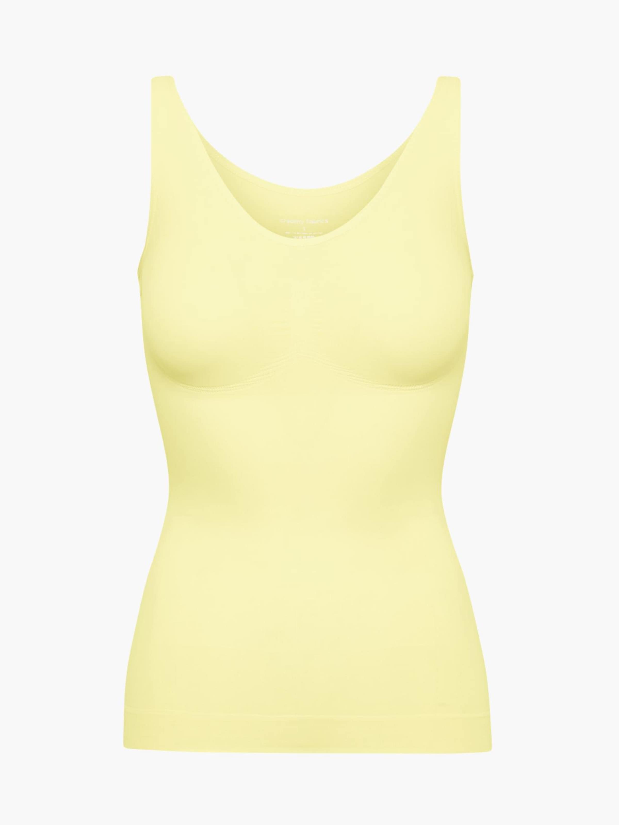 

Creamy Топ для коррекции фигуры 'Figurformendes Shapewear Tanktop' в светло-желтом цвете