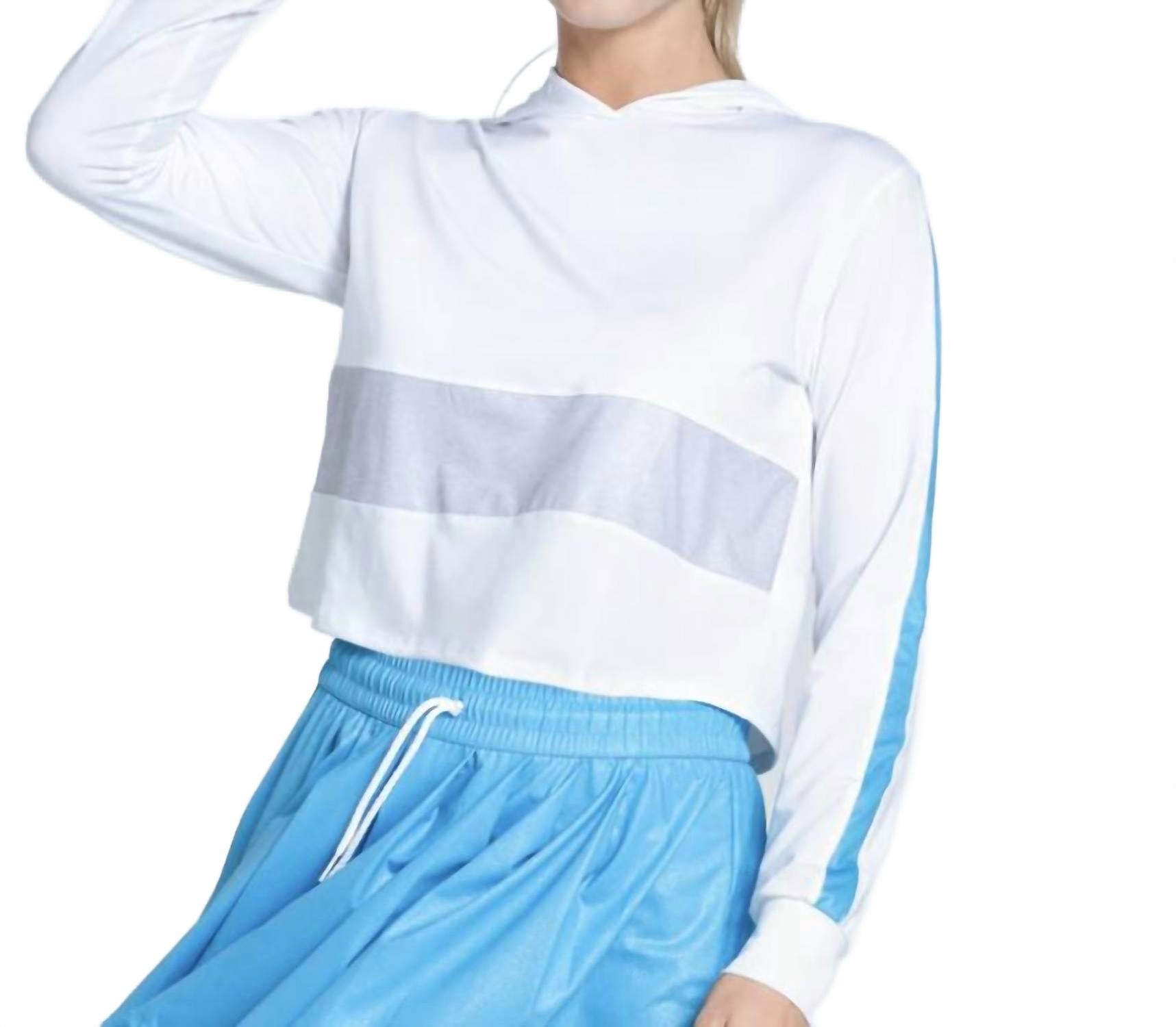 

Lucky in Love Худи All That Shimmers в бело-голубом цвете