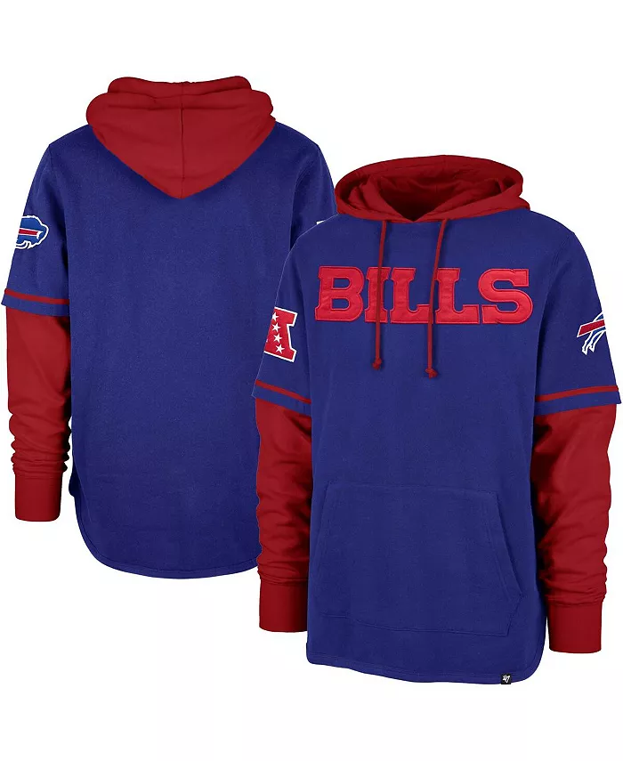 

Мужская толстовка с капюшоном Royal Buffalo Bills Shortstop '47 Brand