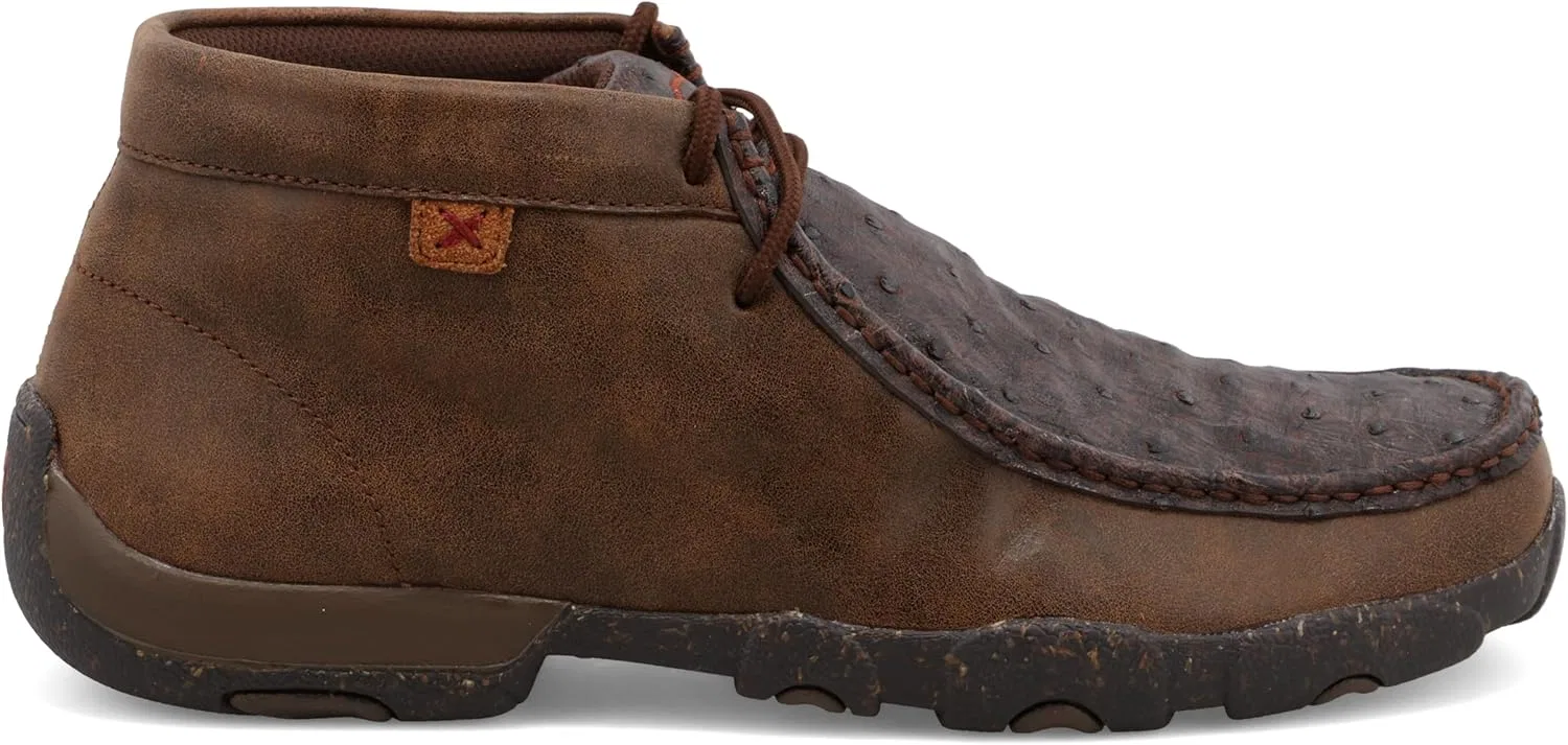 Ботинки Chukka Twisted X, коричневый и коричневый страус — фото 4