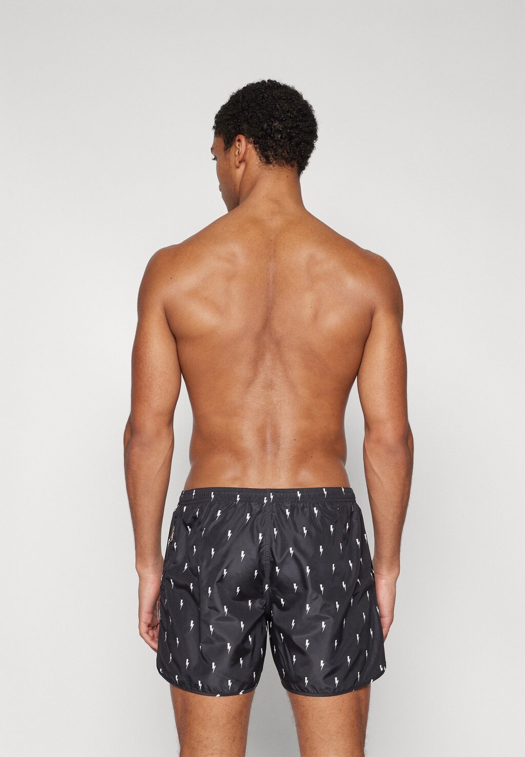 

Шорты для плавания ALL OVER MICRO BOLTS SWIM Neil Barrett, черный