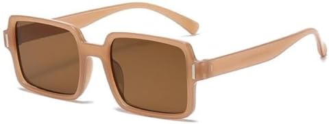 

Солнцезащитные очки 2027 года для женщин, квадратные солнцезащитные очки для мужчин, винтажные женские солнцезащитные очки с защитой от УФ-излучения UV400 MTZJH, Gd Tea