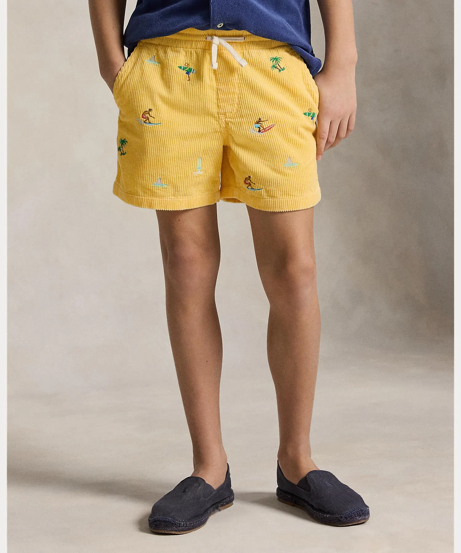 Детские шорты Polo Ralph Lauren с вышивкой — фото 4