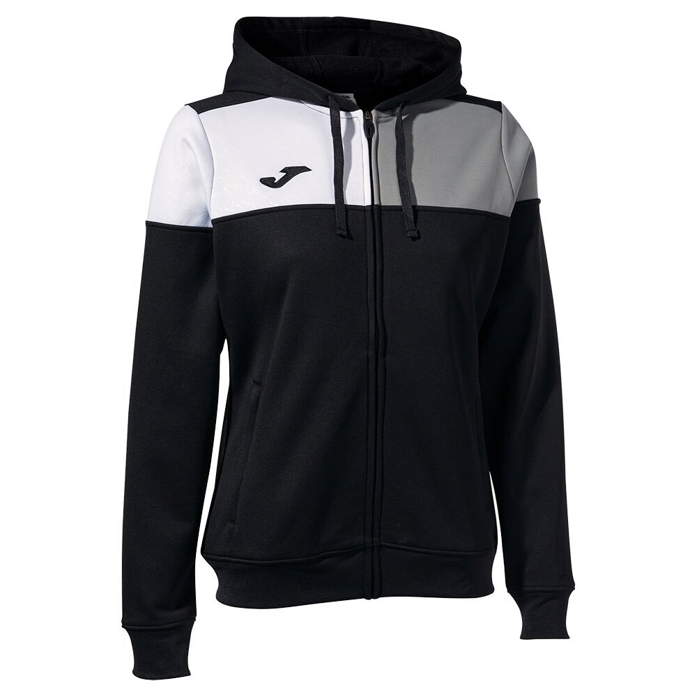 

Толстовка Joma Crew V Full Zip, черный