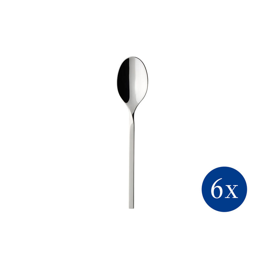 

Ложки столовые NewWave, 6 шт Villeroy & Boch, серебро/платина