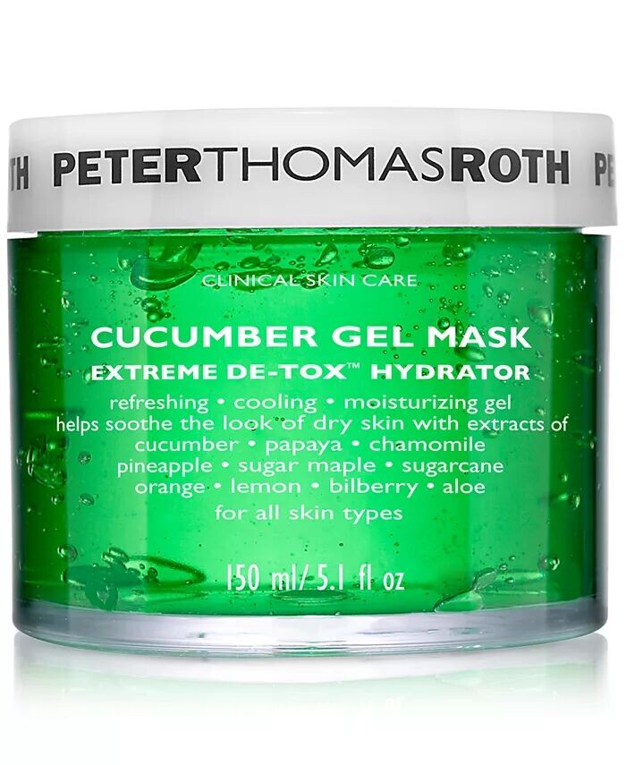 

Гель-маска с огурцом, 5 эт. унция Peter Thomas Roth
